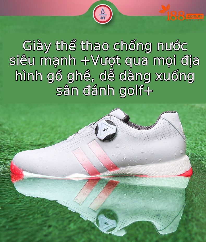 Giày golf nữ chống nước PGM đế foam siêu nhẹ, dây buộc xoay tiện lợi — Xz167-trắng cam đỏ, XZ171 nâng cấp khóa khóa-trắng Xám, XZ171 nâng cấp khóa khóa-trắng cam đỏ, Xz167-xanh lục huỳnh quang trắng chi tiết 14