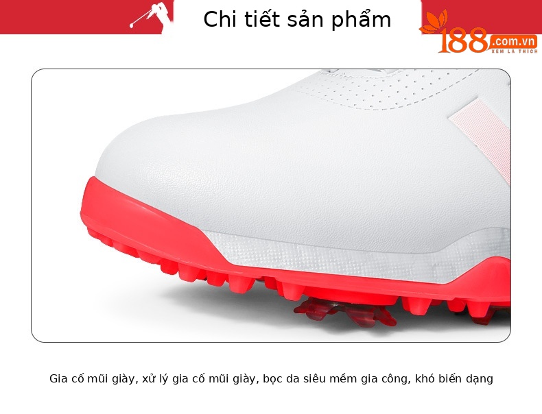 Giày golf nữ chống nước PGM đế foam siêu nhẹ, dây buộc xoay tiện lợi — Xz167-trắng cam đỏ, XZ171 nâng cấp khóa khóa-trắng Xám, XZ171 nâng cấp khóa khóa-trắng cam đỏ, Xz167-xanh lục huỳnh quang trắng chi tiết 31