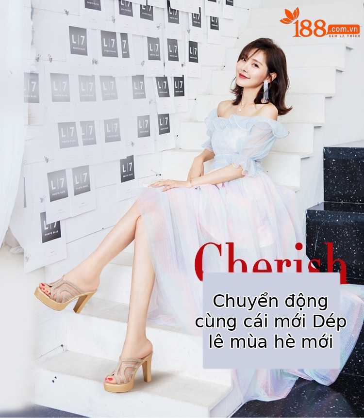 Dép cao gót nữ đế xuồng platform lưới vàng mới hè 2025, đế dày đi ngoài trời — Màu đen, Màu vàng, Màu bạc chi tiết 1