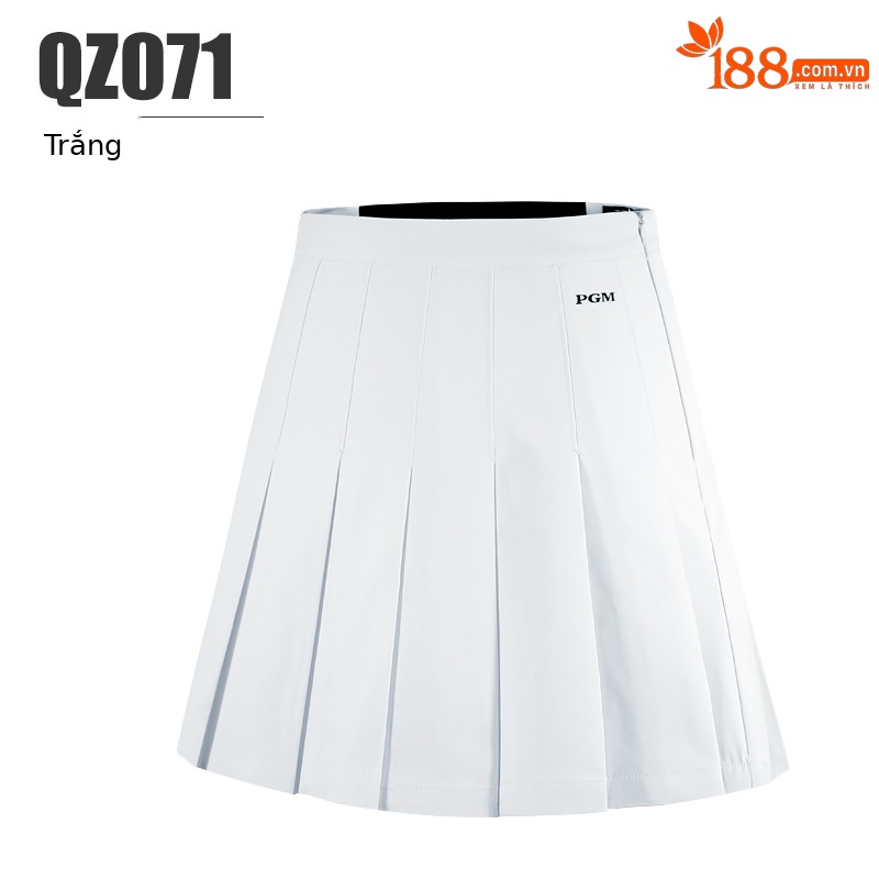 Qz071-váy ngắn màu trắng
