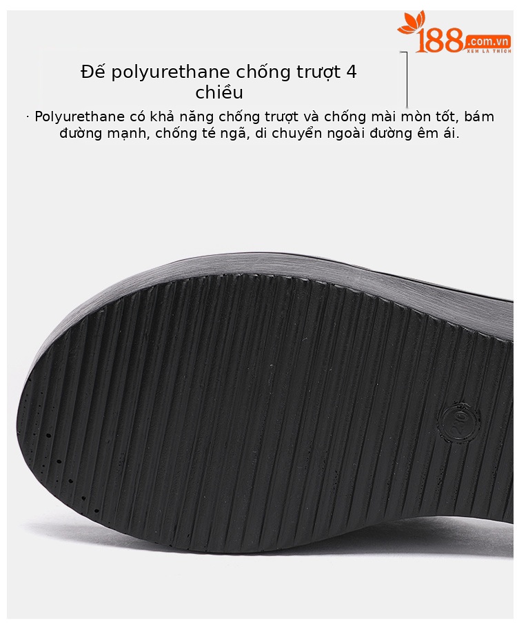 Sandal nữ đế xuồng cao gót hở mũi quai ngang đính đá platform — Màu đen, Màu vàng, Màu bạc chi tiết 11