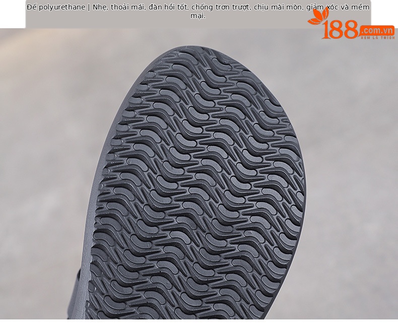 Giày sandal nữ da bò thật đế dày phong cách La Mã, mũi hở lưới thoáng — Màu đen chi tiết 7