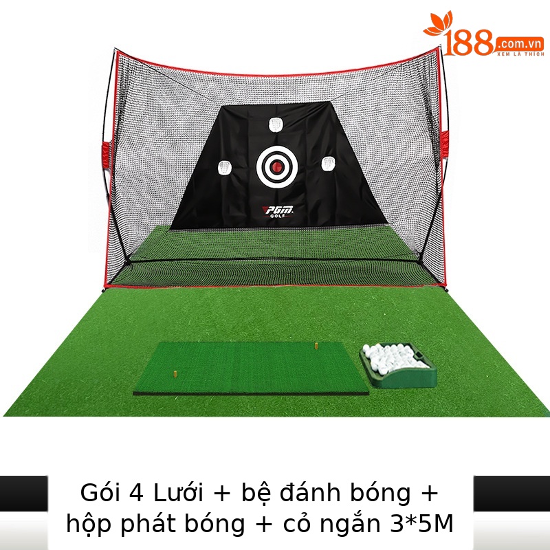 LXW023-Gói bốn [lưới đa năng Đơn 1x1.25m đệm bóng Hộp Đựng Bóng 3x5m chăn ngắn]