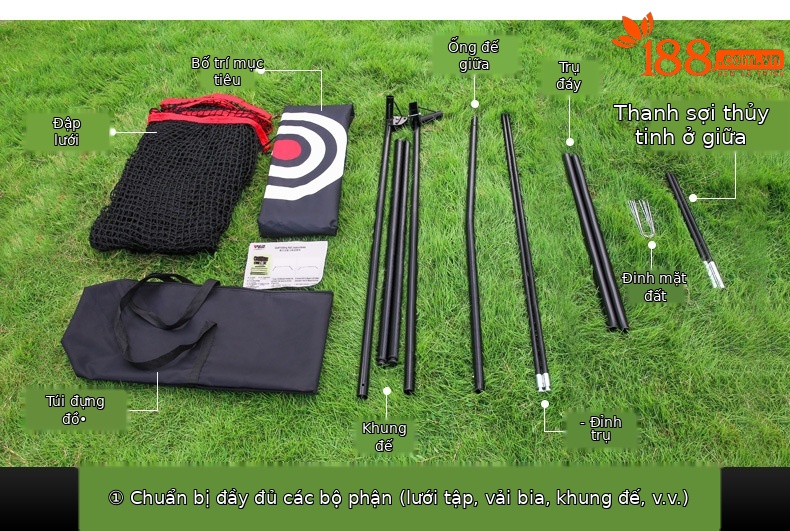 Lưới tập golf đa năng PGM trong nhà và ngoài trời 3x2.1x0.935m — LXW023-Gói một [Mạng đa chức năng đơn], LXW023-Gói hai [lưới đa chức năng đơn + đệm 1x1.25m], LXW023-Gói Ba [lưới đa chức năng 1x1.25m đệm bóng hộp], LXW023-Gói bốn [lưới đa năng Đơn 1x1.25m đệm bóng Hộp Đựng Bóng 3x5m chăn ngắn] chi tiết 11