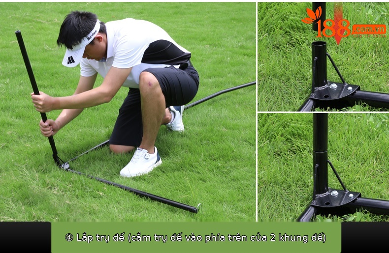 Lưới tập golf đa năng PGM trong nhà và ngoài trời 3x2.1x0.935m — LXW023-Gói một [Mạng đa chức năng đơn], LXW023-Gói hai [lưới đa chức năng đơn + đệm 1x1.25m], LXW023-Gói Ba [lưới đa chức năng 1x1.25m đệm bóng hộp], LXW023-Gói bốn [lưới đa năng Đơn 1x1.25m đệm bóng Hộp Đựng Bóng 3x5m chăn ngắn] chi tiết 14