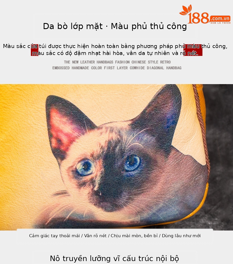 Ba lô da bò thật phong cách cổ điển đa năng, da thuộc thực vật màu vàng cổ điển — Vàng cổ điển, Xanh lá cổ điển, Nâu đỏ cổ điển, Xám cổ điển chi tiết 5