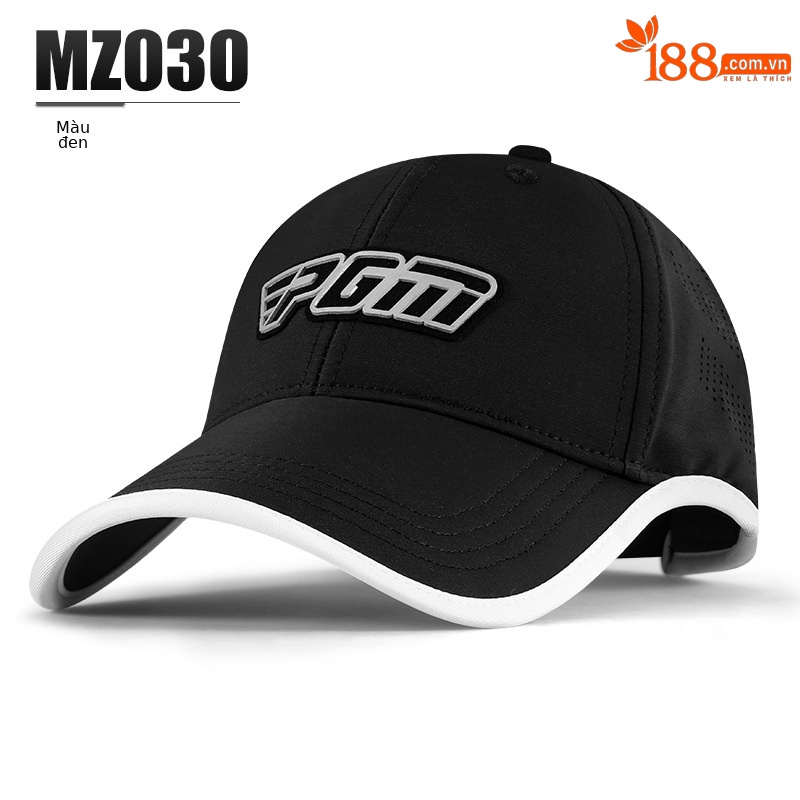 Mũ lưỡi trai golf nam PGM chống nắng thoáng khí — MZ030 nam mũ thoáng khí màu đen, MZ030 nam mũ thoáng khí màu trắng, MZ030 nam mũ thoáng khí màu xám