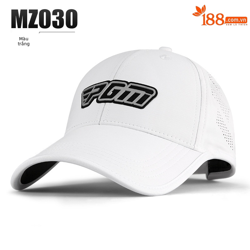 MZ030 nam mũ thoáng khí màu trắng