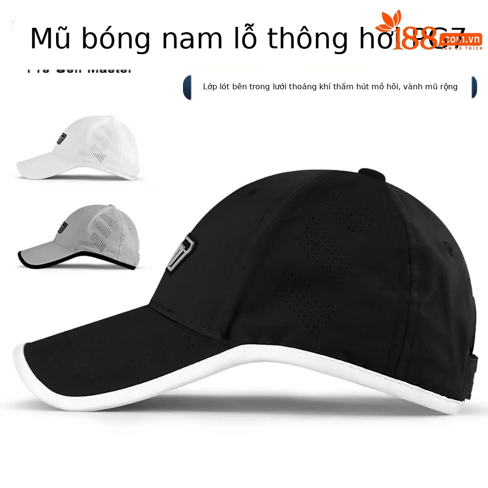 Mũ lưỡi trai golf nam PGM chống nắng thoáng khí — MZ030 nam mũ thoáng khí màu đen, MZ030 nam mũ thoáng khí màu trắng, MZ030 nam mũ thoáng khí màu xám