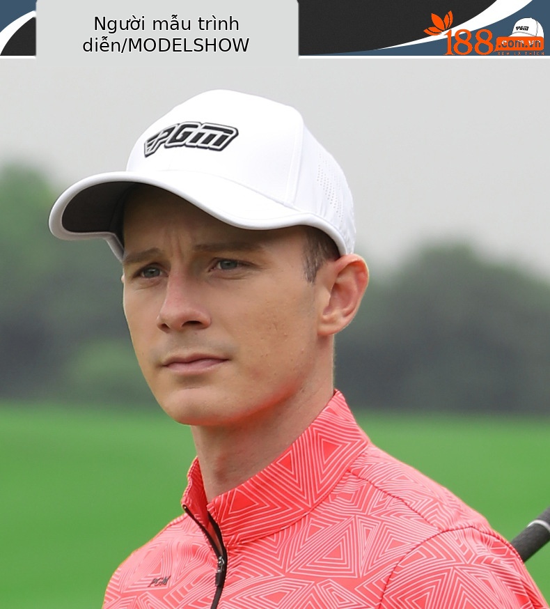 Mũ lưỡi trai golf nam PGM chống nắng thoáng khí — MZ030 nam mũ thoáng khí màu đen, MZ030 nam mũ thoáng khí màu trắng, MZ030 nam mũ thoáng khí màu xám chi tiết 6