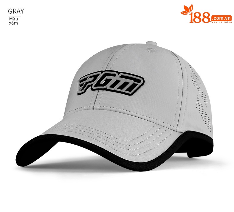 Mũ lưỡi trai golf nam PGM chống nắng thoáng khí — MZ030 nam mũ thoáng khí màu đen, MZ030 nam mũ thoáng khí màu trắng, MZ030 nam mũ thoáng khí màu xám chi tiết 13