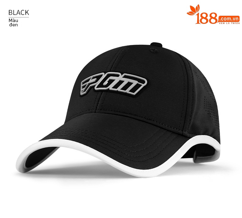 Mũ lưỡi trai golf nam PGM chống nắng thoáng khí — MZ030 nam mũ thoáng khí màu đen, MZ030 nam mũ thoáng khí màu trắng, MZ030 nam mũ thoáng khí màu xám chi tiết 16