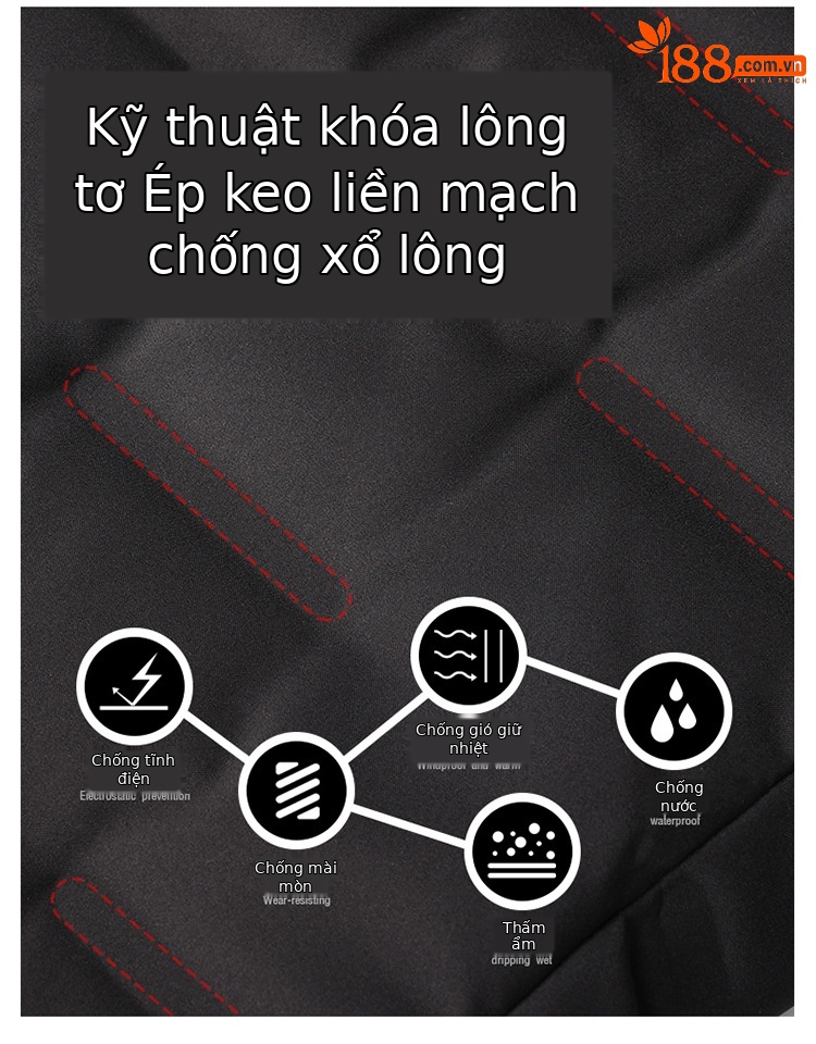 Quần harem nữ cạp cao lót nhung mùa đông ấm áp, dáng suông ống bó chân — Màu đen chi tiết 3