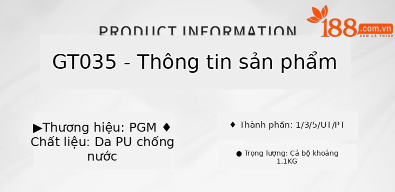 Vỏ đầu gậy Golf PGM chống thấm nước, đa năng, bảo vệ đầu gậy — GT035-Bao thanh gỗ số 1 màu đen, GT035-Bộ thanh đẩy hình bán nguyệt màu đen, GT035-Bộ cột gỗ số 3/Số 5 màu trắng, GT035-Bộ thanh đẩy hình bán nguyệt màu trắng chi tiết 3