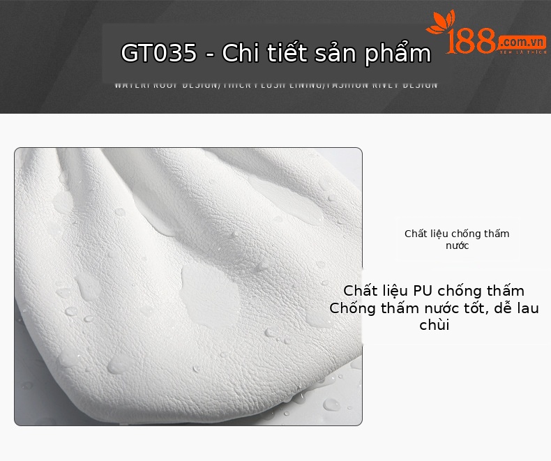 Vỏ đầu gậy Golf PGM chống thấm nước, đa năng, bảo vệ đầu gậy — GT035-Bao thanh gỗ số 1 màu đen, GT035-Bộ thanh đẩy hình bán nguyệt màu đen, GT035-Bộ cột gỗ số 3/Số 5 màu trắng, GT035-Bộ thanh đẩy hình bán nguyệt màu trắng chi tiết 14