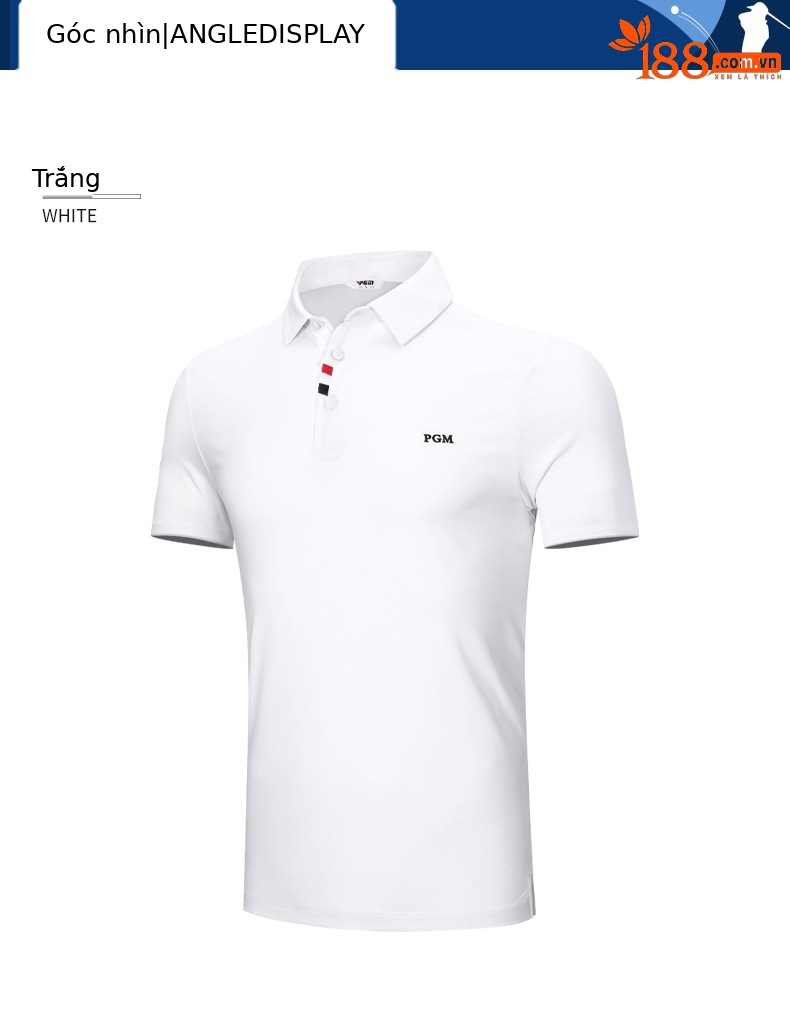 Áo thun golf nam ngắn tay vải polyester co giãn nhanh khô — Thanh lý-dải màu đen, Áo tay ngắn màu cam thông quan, Thanh lý-màu xanh kim cương in tay ngắn, YF441-màu đỏ chi tiết 9