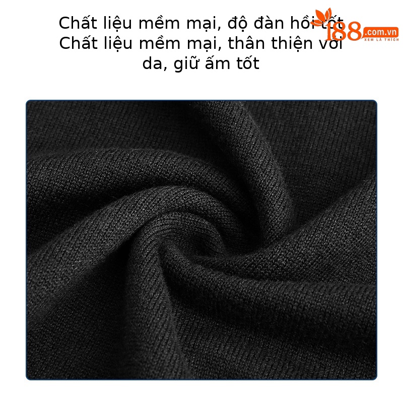 Áo len nam dài tay PGM cổ lọ mùa thu đông, chất len pha ấm áp — YF428-Đen, YF428-màu trắng