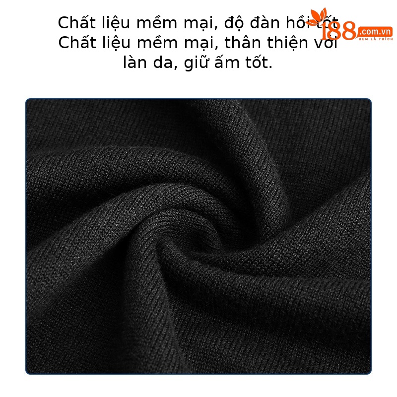 Áo len golf nam dài tay cổ đứng PGM phối màu giữ ấm — YF429-màu xanh hải quân, YF429-Màu đen