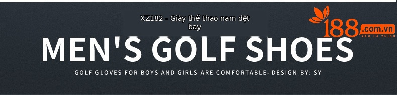 Giày golf nam PGM mặt lưới khóa xoay nhẹ thoáng khí — XZ182 màu xám chi tiết 16