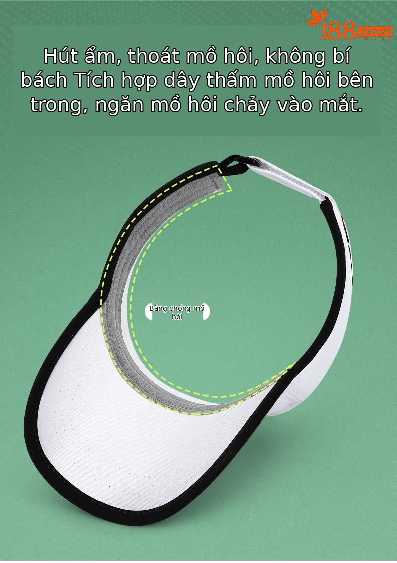 Mũ chống nắng trẻ em PGM vành rộng 18cm thoáng khí — MZ034-Mũ rỗng trẻ em màu đen, MZ034-Mũ rỗng cho trẻ em màu trắng chi tiết 4