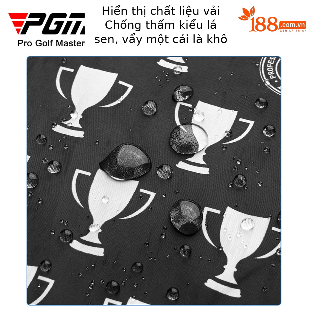 Áo khoác golf nam chống gió chống mưa thu đông PGM YF426 — YF426 màu trắng, YF426 màu đen