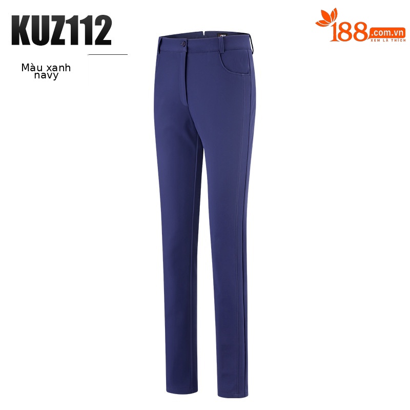 KUZ112-Quần chơi gôn nữ màu xanh nước biển