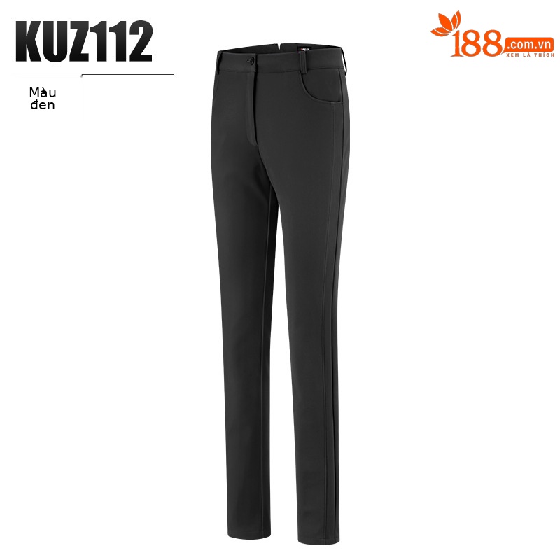 KUZ112-Quần Golf nữ màu đen