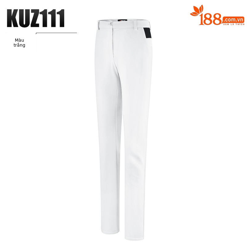 KUZ111-Quần Dài Golf nữ màu trắng