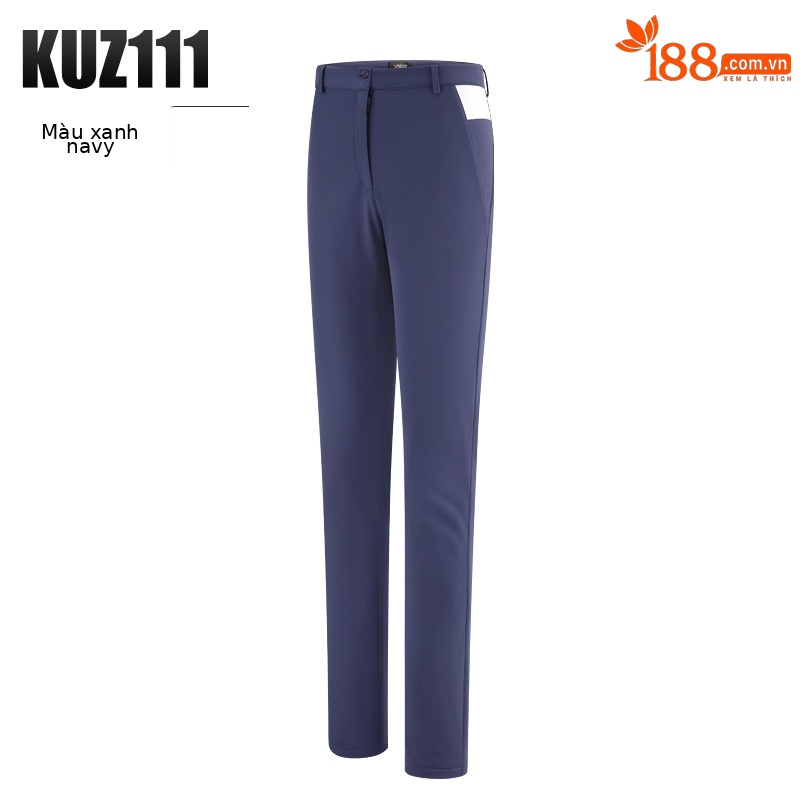 Kuz111-Quần chơi gôn nữ màu xanh nước biển