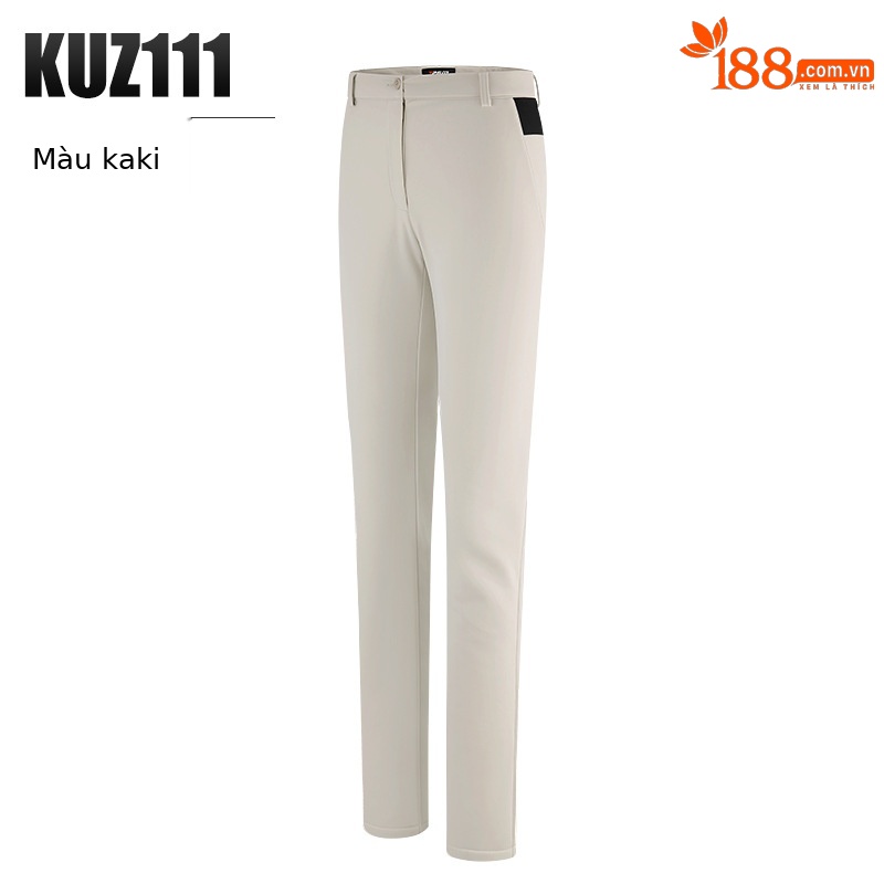 Kuz111-Quần Golf Nữ Kaki