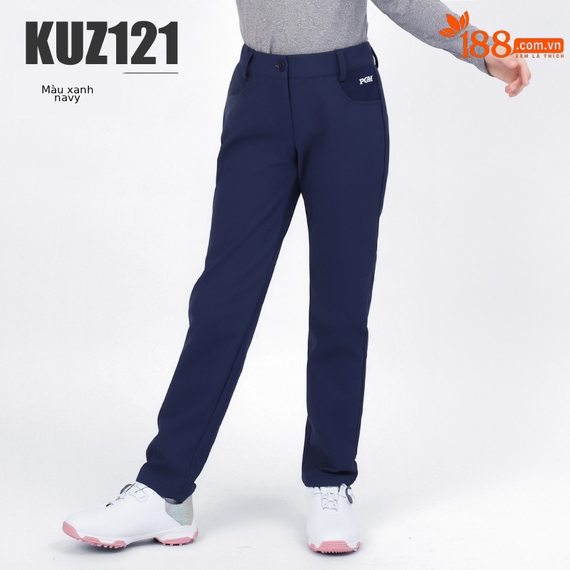 KUZ121 Cô Gái Quần golf màu xanh nước ngoài