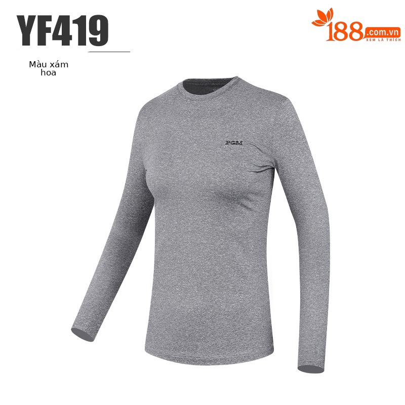 Áo Sơ Mi Nữ chơi gôn màu xám YF419