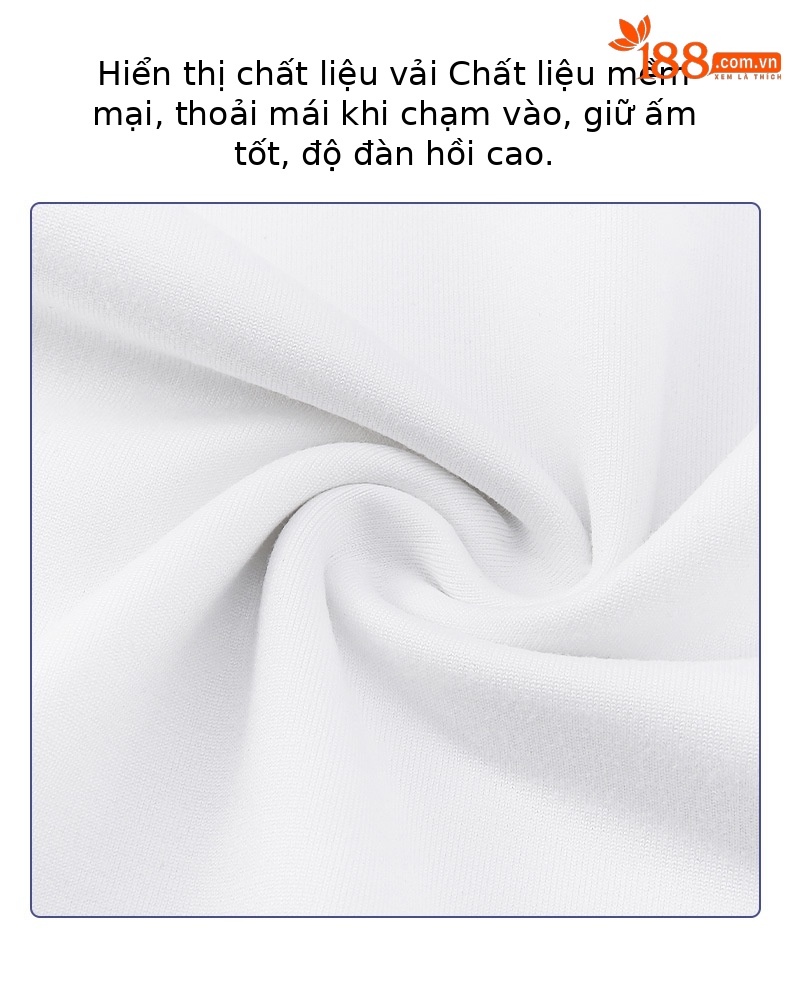 Áo thun golf nữ cổ tròn dài tay lót lông cừu ấm — Áo mặc trong golf nữ YF419 màu đen, Áo Sơ Mi Nữ chơi gôn màu xám YF419, YF419 nữ Golf mặc trong màu trắng chi tiết 2