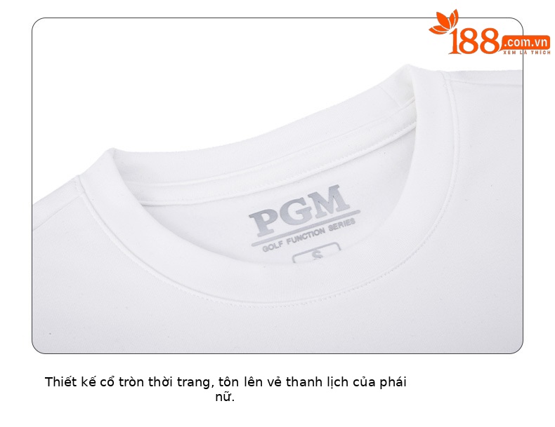 Áo thun golf nữ cổ tròn dài tay lót lông cừu ấm — Áo mặc trong golf nữ YF419 màu đen, Áo Sơ Mi Nữ chơi gôn màu xám YF419, YF419 nữ Golf mặc trong màu trắng chi tiết 20