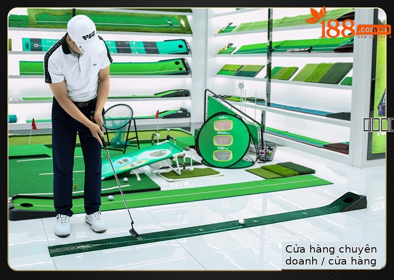Bộ tập golf mini PGM có chức năng tự động trả bóng, kích thước 0,15x2,5 m, có thể điều chỉnh lỗ bóng — Máy tập mini TL030, TL030 Máy tập mini + putt + 6 quả bóng chi tiết 3