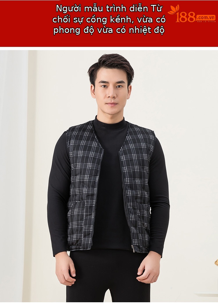 Áo phao lông vịt nữ dáng ngắn có lớp lót tháo rời — 61210 nữ chi tiết 18