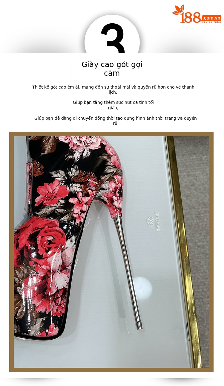 Boot nữ cổ cao ôm bắp chân gót thép 19 cm phong cách châu Âu — Màu xanh lam chi tiết 4