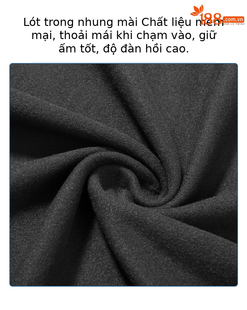 Áo thun dài tay golf nam PGM giữ ấm nhung mài mùa thu đông — YF427-Đen, YF427-Hoa màu xám, YF427-màu trắng, YF427-Màu xanh quân đội chi tiết 2