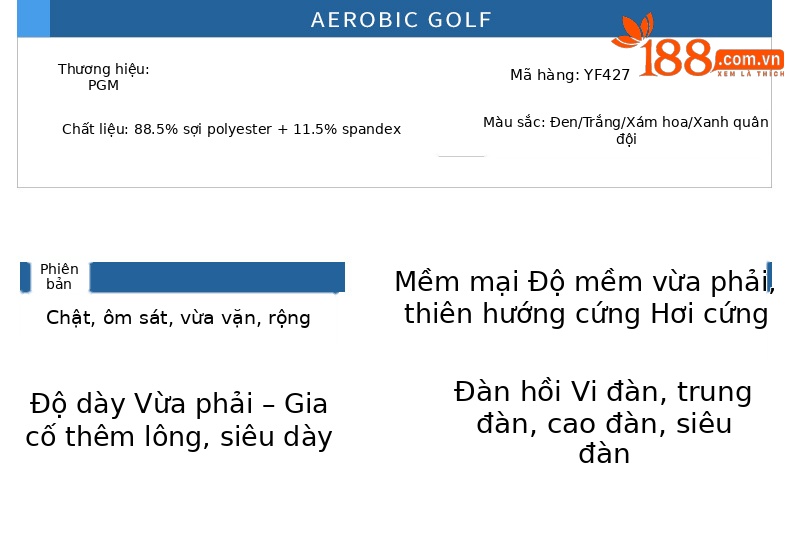 Áo thun dài tay golf nam PGM giữ ấm nhung mài mùa thu đông — YF427-Đen, YF427-Hoa màu xám, YF427-màu trắng, YF427-Màu xanh quân đội chi tiết 4