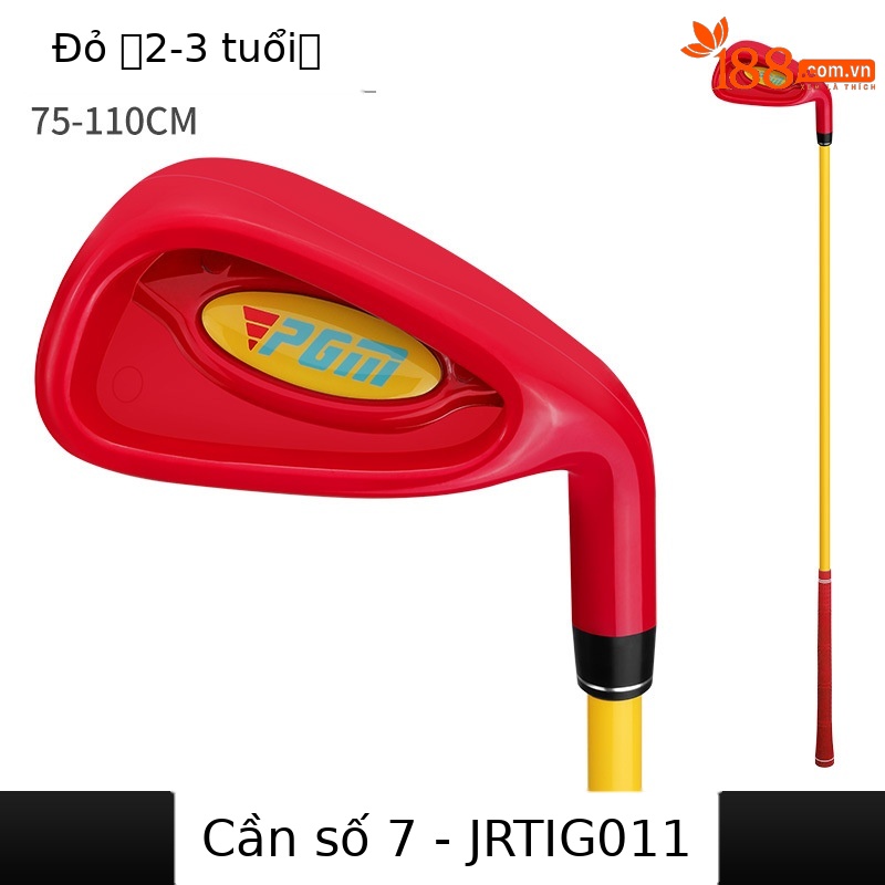 Jrtig011-sắt số 7 bằng nhựa-[màu đỏ] 2-3 tuổi
