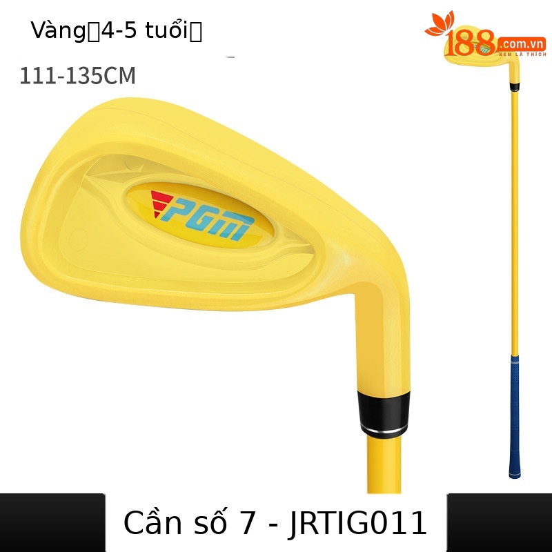 Jrtig011-sắt số 7 bằng nhựa-[màu vàng] 4-5 tuổi