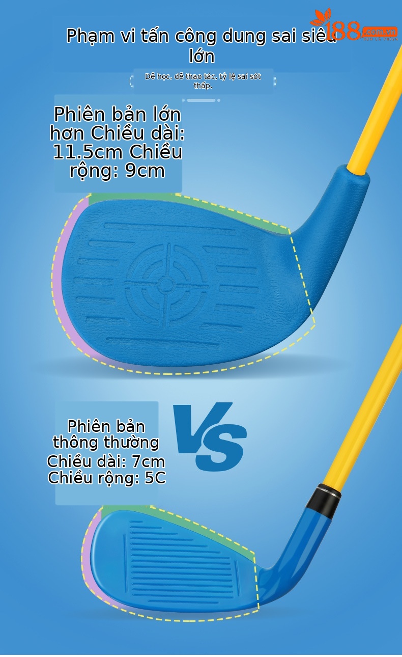 Gậy đánh golf trẻ em PGM số 7 bằng nhựa cỡ lớn cho người mới bắt đầu — JRTIG012-[bản to] Màu Đỏ 115-135cm, JRTIG012-[bản to] Màu Đỏ 135-150cm, JRTIG012-[bản to] Màu Đỏ 150-165cm, JRTIG012-[bản to] màu xanh 115-135cm chi tiết 12