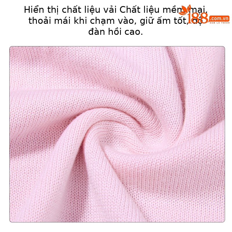 Áo len cổ tròn dài tay bé gái PGM – giữ ấm lông cừu, dày dặn mùa đông — YF449-Trắng hồng xanh, YF448-màu xanh nước biển, YF449-Đỏ Trắng Xanh Navy, YF448-màu trắng