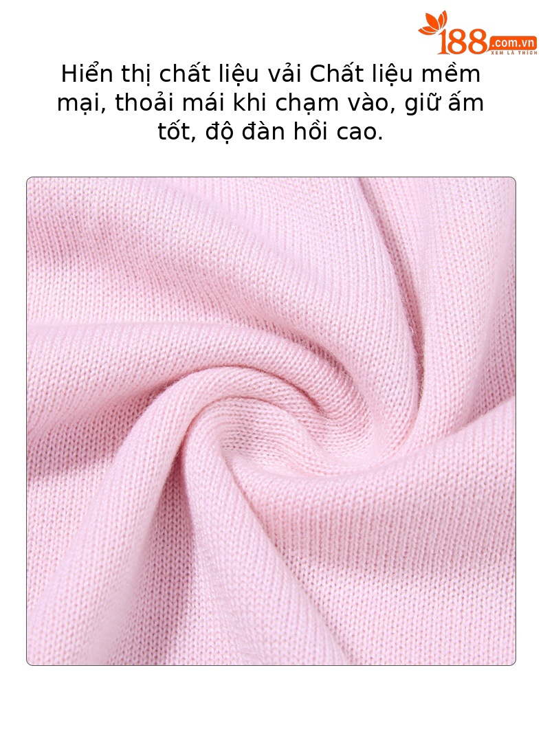 Áo len cổ tròn dài tay bé gái PGM – giữ ấm lông cừu, dày dặn mùa đông — YF449-Trắng hồng xanh, YF448-màu xanh nước biển, YF449-Đỏ Trắng Xanh Navy, YF448-màu trắng chi tiết 2