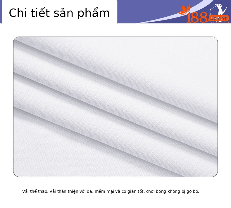 Áo thun dài tay golf nữ co giãn giữ ấm mùa thu đông — YF447-Trắng Đỏ gai Xám, YF447-Trắng Tím, YF447-màu xanh trắng chi tiết 19