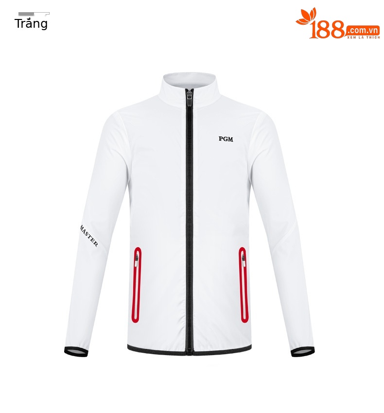 Áo khoác golf trẻ em PGM chống gió giữ ấm, có khóa kéo, phù hợp mùa thu đông — YF450-màu đỏ, YF450-màu xanh hải quân, YF450-màu trắng chi tiết 14