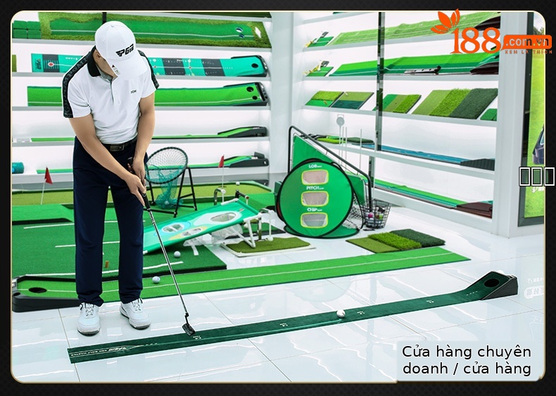 Bộ chăn tập gạt bóng golf mini PGM có chức năng hồi bóng tự động, kích thước 0,15x2,5 m, điều chỉnh lỗ bóng — Tùy chỉnh TL030 mini thực hành chi tiết 4