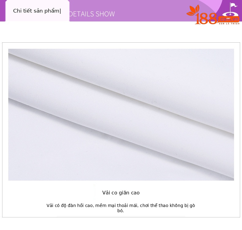 Set áo quần golf dài tay bé gái mùa thu đông vải co giãn cao — YF453-màu trắng, YF453-màu tím nhạt chi tiết 8