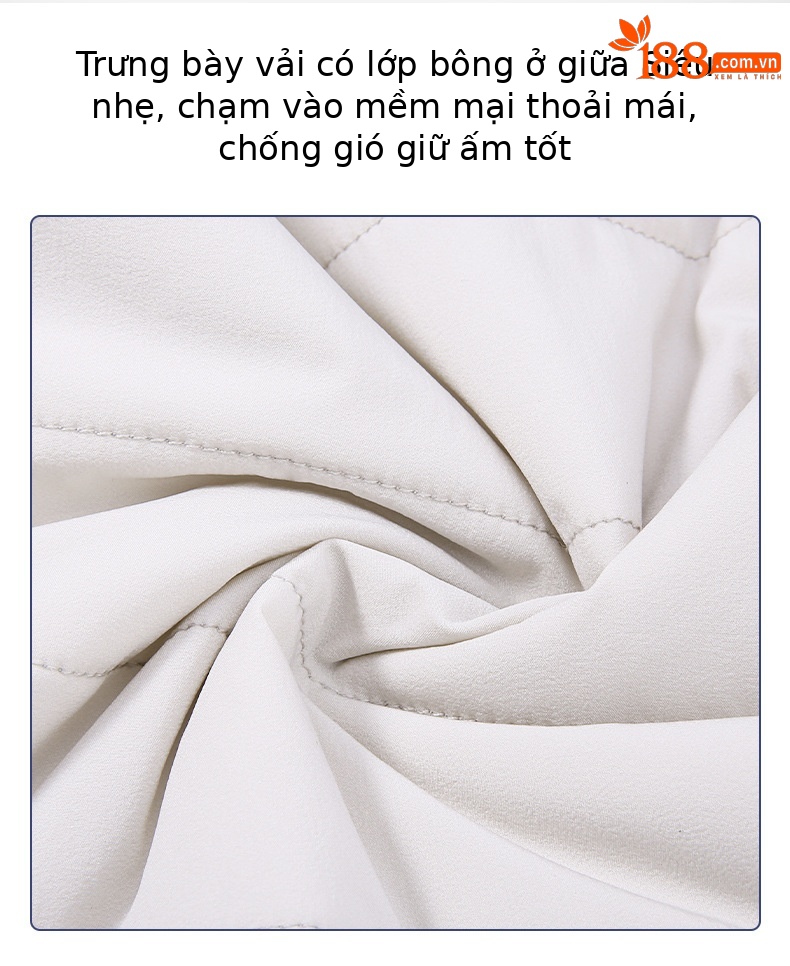 Áo gi lê nữ golf mẫu mới thu đông PGM — Yf475-trắng Đen [thêm bông], Yf475-đỏ Đen [thêm bông], Yf475-kaki Đen [thêm bông] chi tiết 2