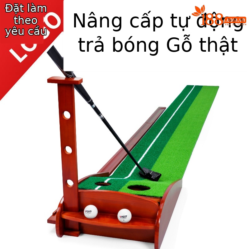 Máy tập golf gỗ rắn PGM TL001 có hai cỡ 30x300cm và 30x350cm — TL001 tùy chỉnh-máy tập luyện gỗ rắn